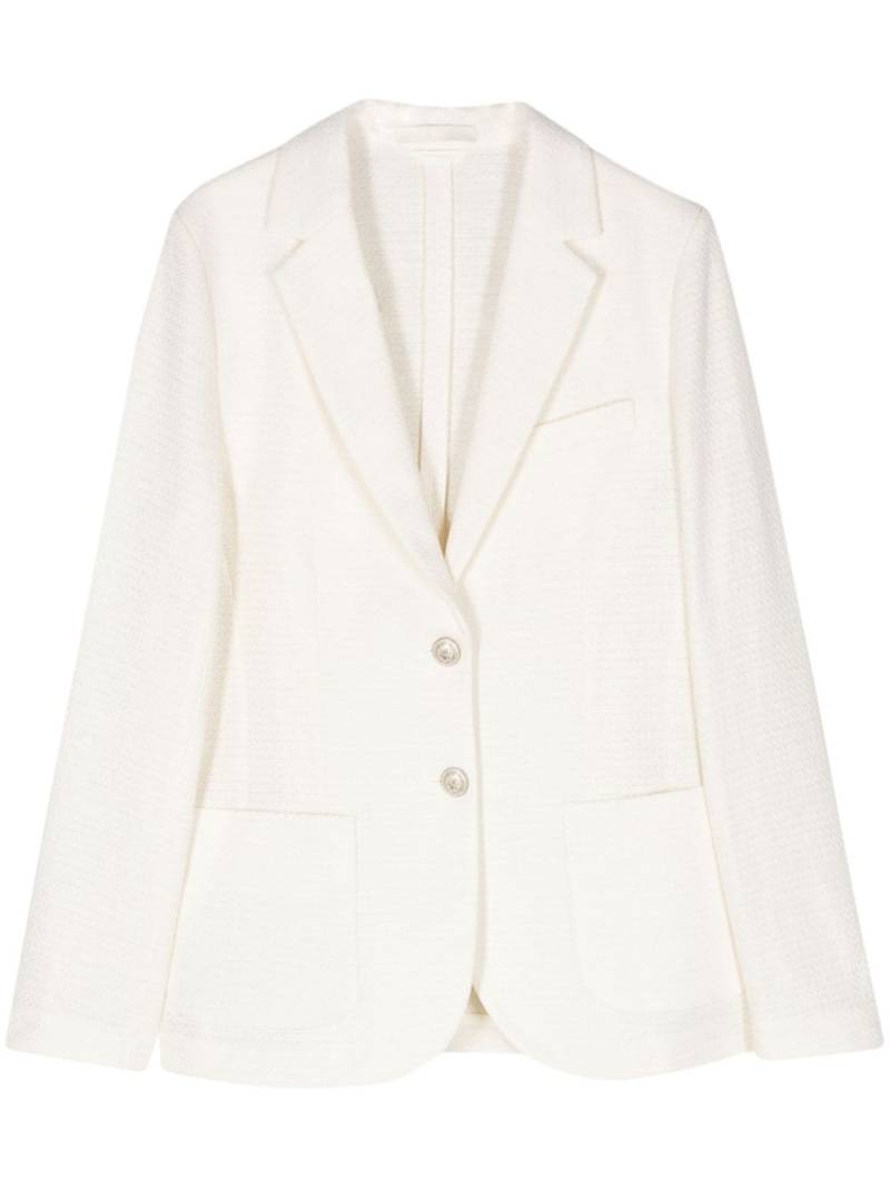 Circolo 1901 cotton-linen-blend blazer - Neutrals von Circolo 1901