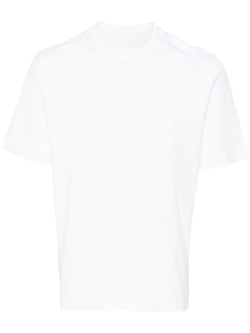 Circolo 1901 crew-neck piqué T-shirt - White von Circolo 1901