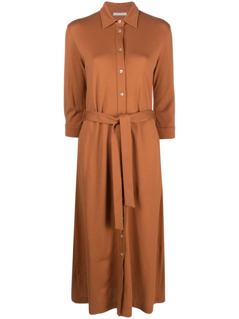 Circolo 1901 long-sleeve midi dress - Orange von Circolo 1901