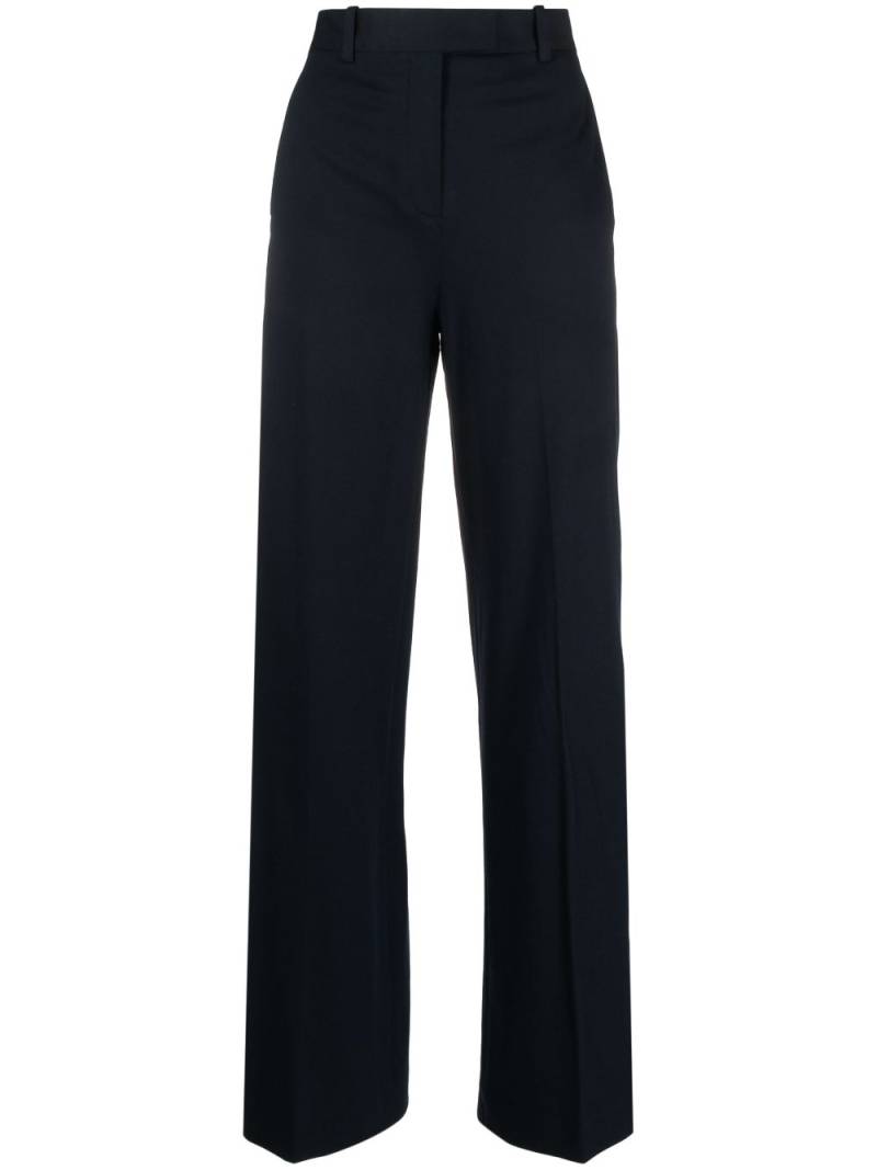 Circolo 1901 pressed-crease wide-leg trousers - Blue von Circolo 1901