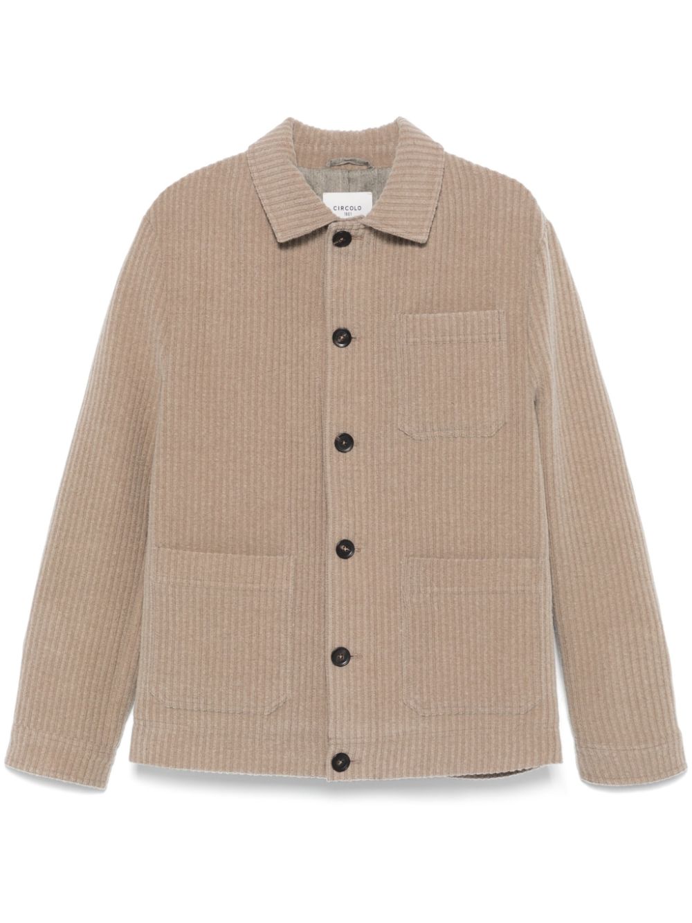 Circolo 1901 ribbed-knit jacket - Neutrals von Circolo 1901