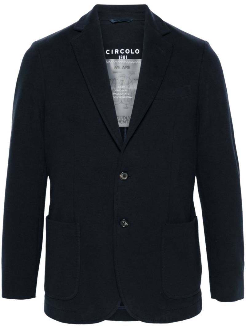 Circolo 1901 single-breasted blazer - Blue von Circolo 1901