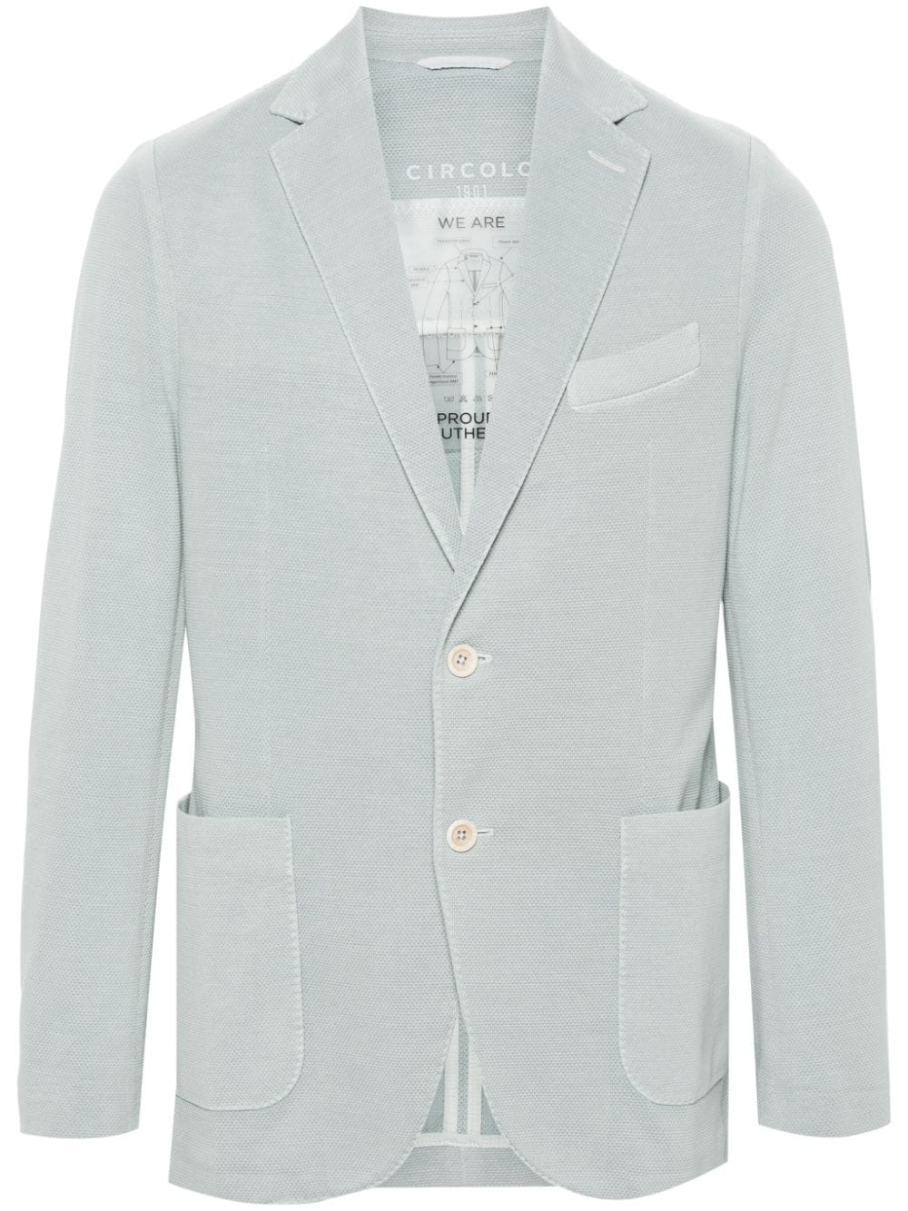 Circolo 1901 single-breasted blazer - Blue von Circolo 1901