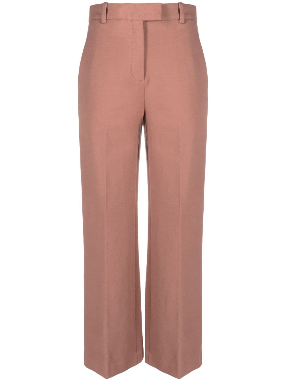 Circolo 1901 straight-leg cotton blend trousers - Pink von Circolo 1901