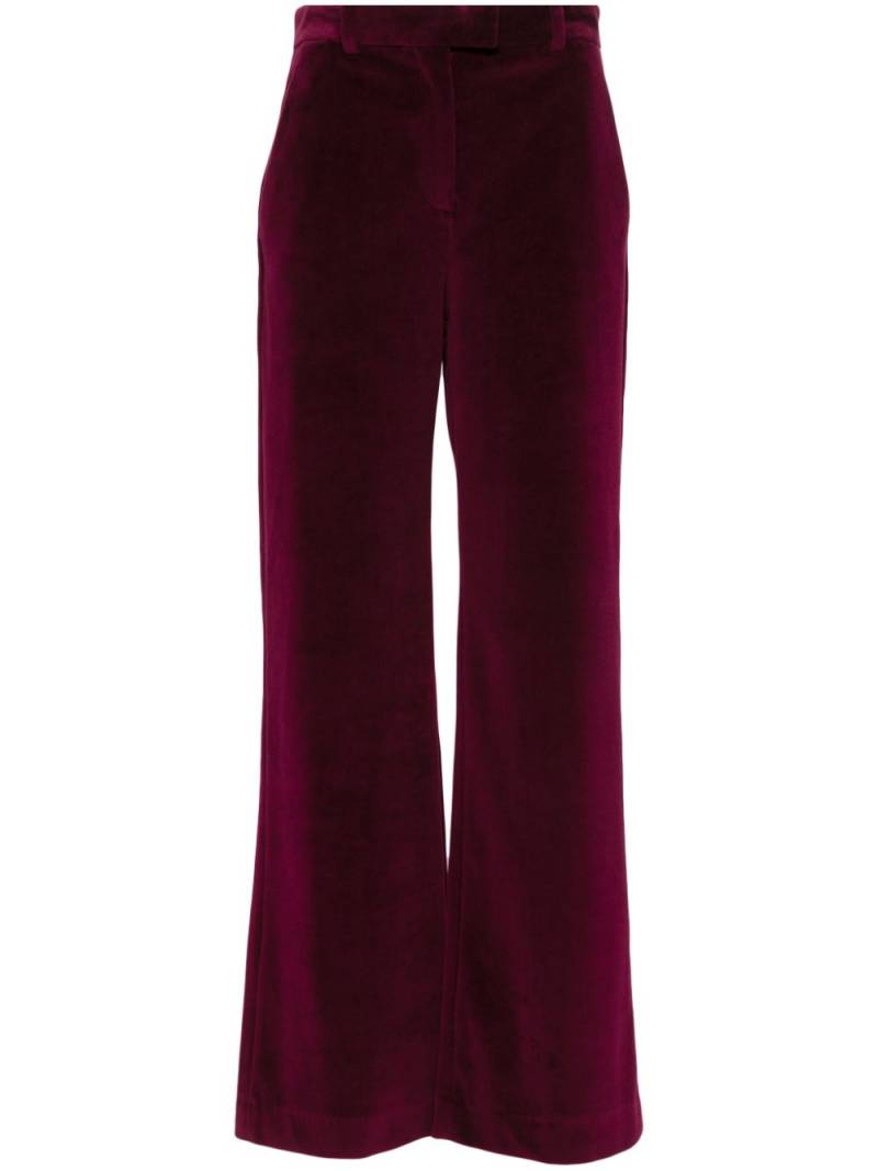 Circolo 1901 straight-leg trousers - Red von Circolo 1901