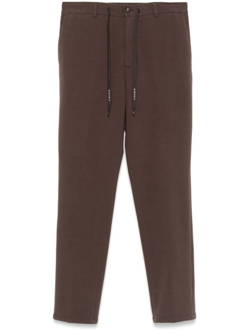 Circolo 1901 tapered trousers - Brown von Circolo 1901