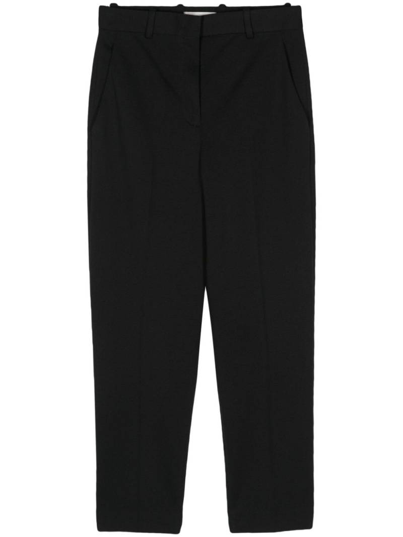 Circolo 1901 textured tapered trousers - Black von Circolo 1901