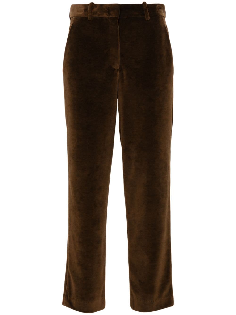 Circolo 1901 velour tapered trousers - Brown von Circolo 1901