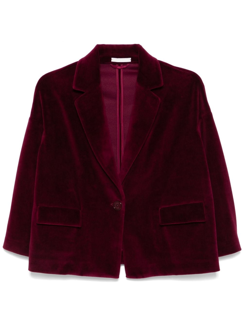 Circolo 1901 velvet blazer - Purple von Circolo 1901