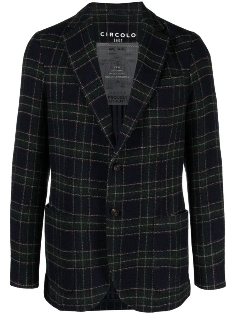 Circolo 1901 virgin wool-blend blazer - Blue von Circolo 1901