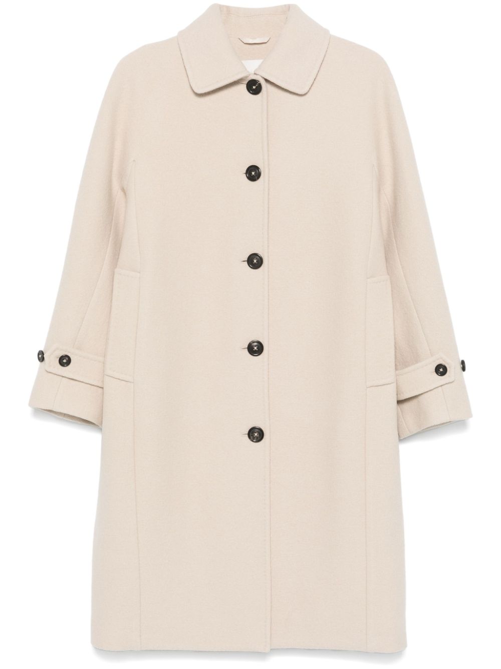 Circolo 1901 virgin wool coat - Neutrals von Circolo 1901