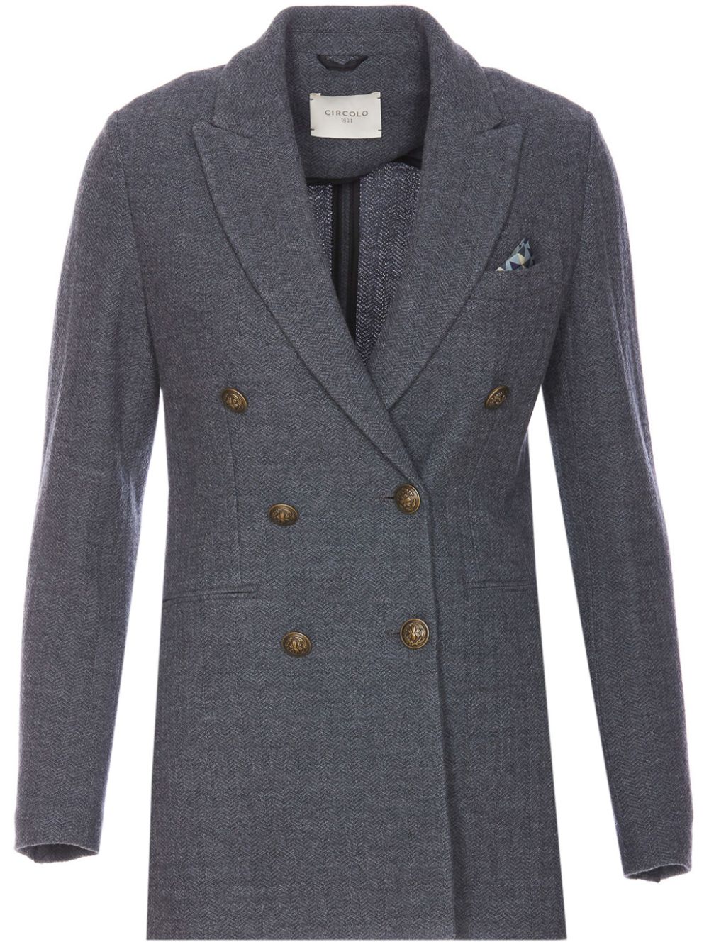 Circolo 1901 virgin wool jacket - Grey von Circolo 1901