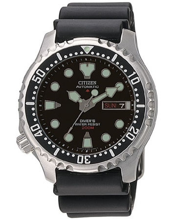 Citizen Automatikuhr, Armbanduhr, Herrenuhr, Damenuhr, Taucheruhr, bis 20 bar wasserdicht von Citizen