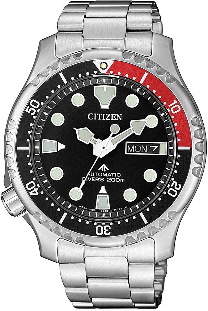 Citizen Automatikuhr »Promaster Marine Automatic Diver«, Armbanduhr, Herrenuhr, Damenuhr, Taucheruhr, bis 20 bar wasserdicht von Citizen