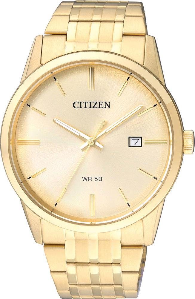 Citizen Quarzuhr »BI5002-57P«, Armbanduhr, Herrenuhr, Edelstahlarmband, Datum von Citizen