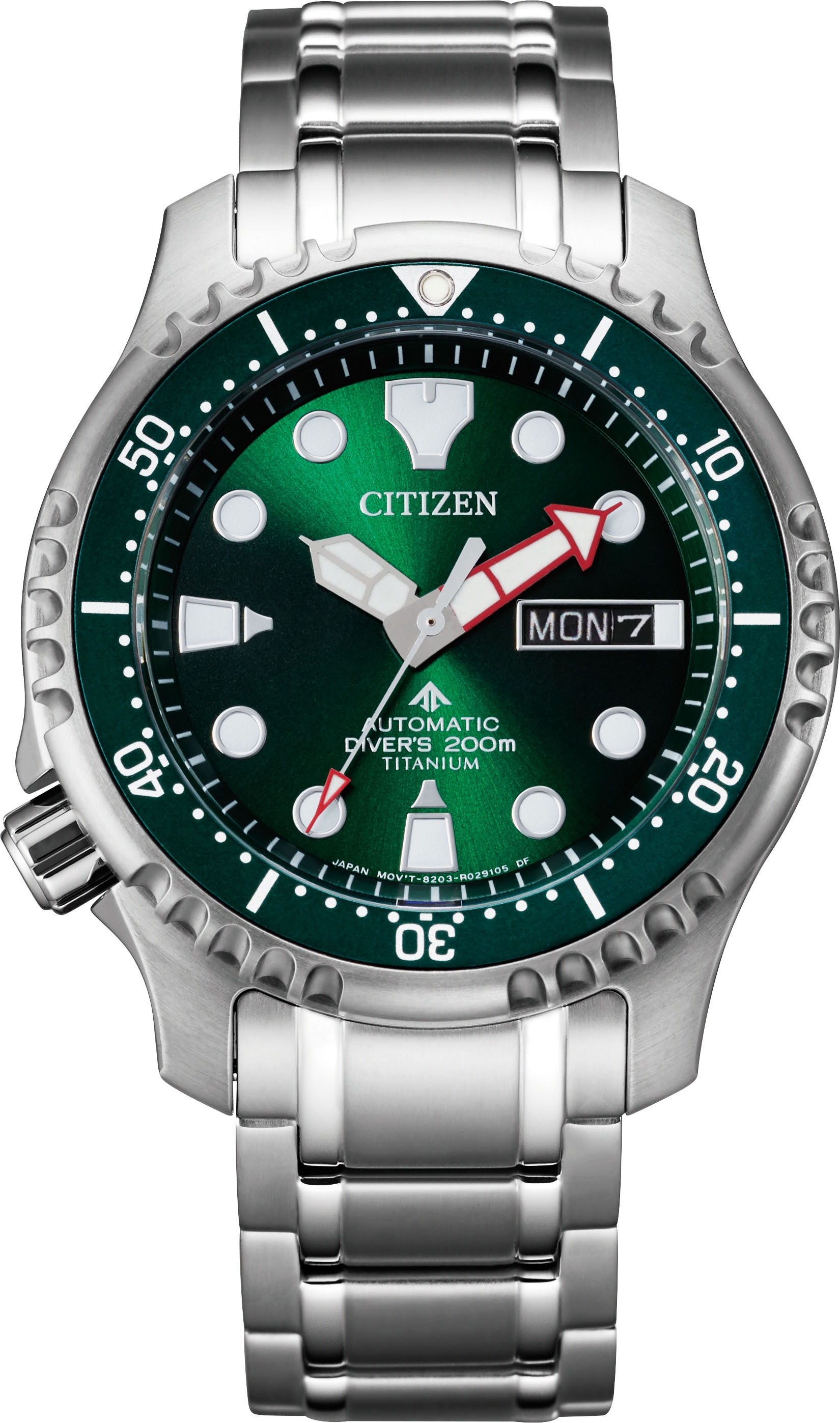 Citizen Automatikuhr »Promaster Automatik Titan Diver, NY0100-50XE«, Armbanduhr, Herrenuhr, Damenuhr, Taucheruhr, bis 20 bar wasserdicht von Citizen