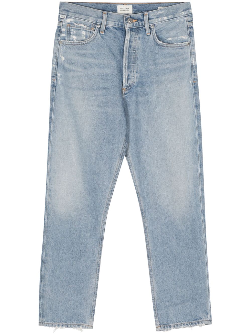 Citizens of Humanity Charlotte cotton cropped jeans - Blue von Citizens of Humanity