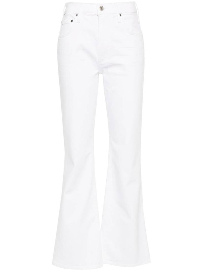 Citizens of Humanity Isola Flare 32" mid-rise flared jeans - White von Citizens of Humanity