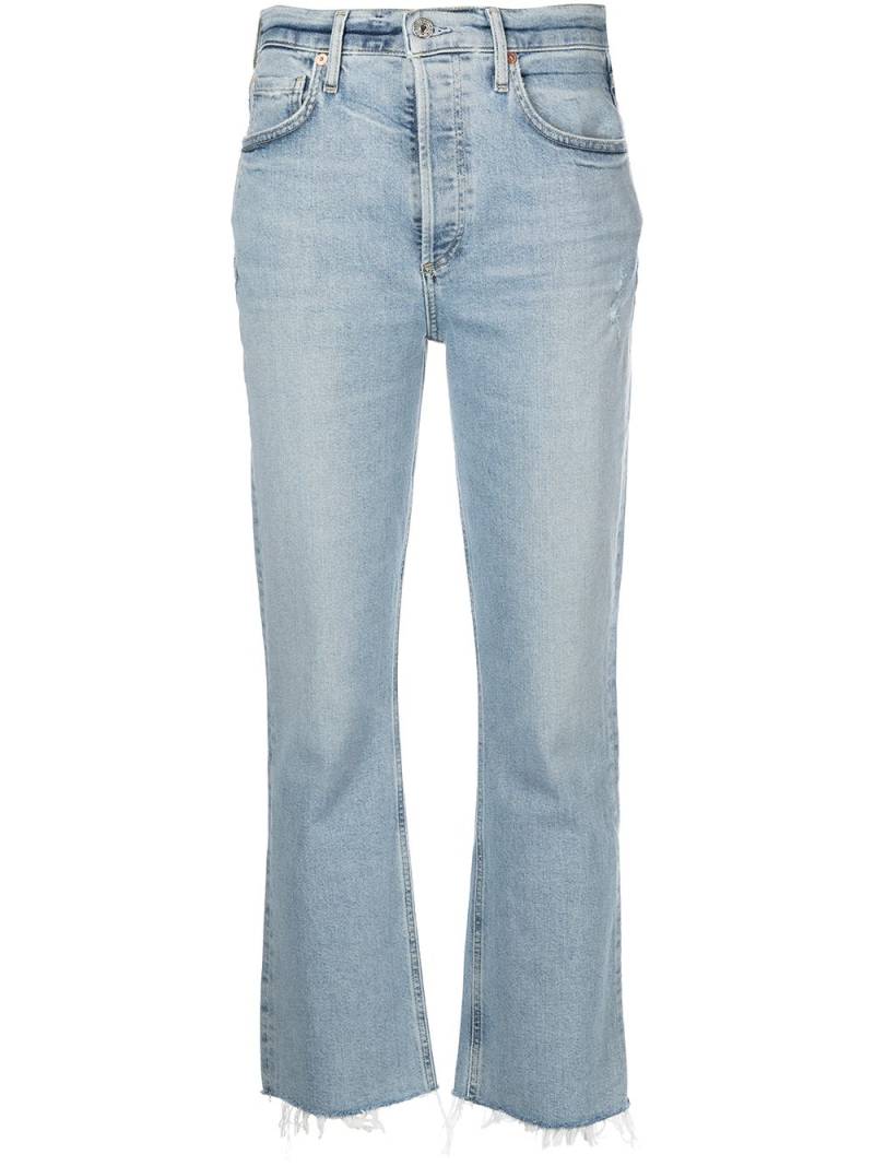 Citizens of Humanity Isola cropped boot-cut jeans - Blue von Citizens of Humanity