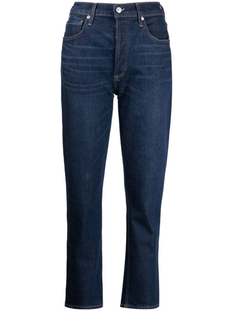 Citizens of Humanity Jolene high-rise straight-leg jeans - Blue von Citizens of Humanity