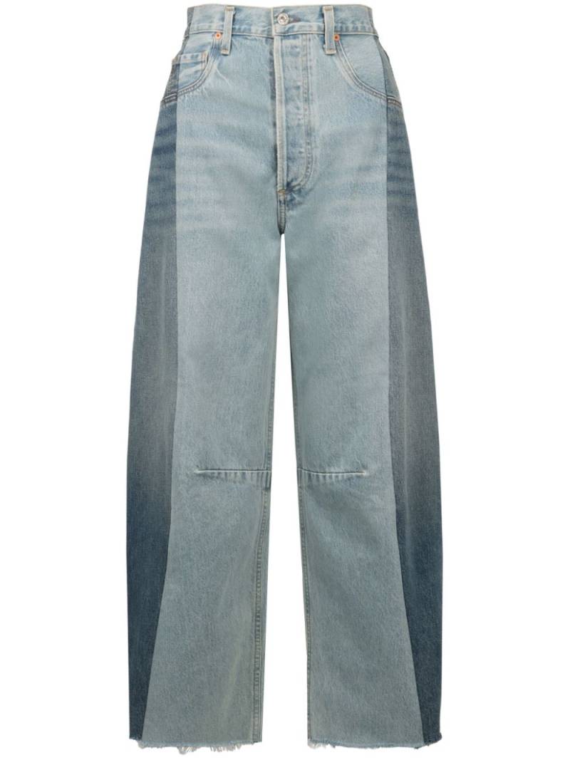 Citizens of Humanity Pieced Horseshoe wide-leg jeans - Blue von Citizens of Humanity