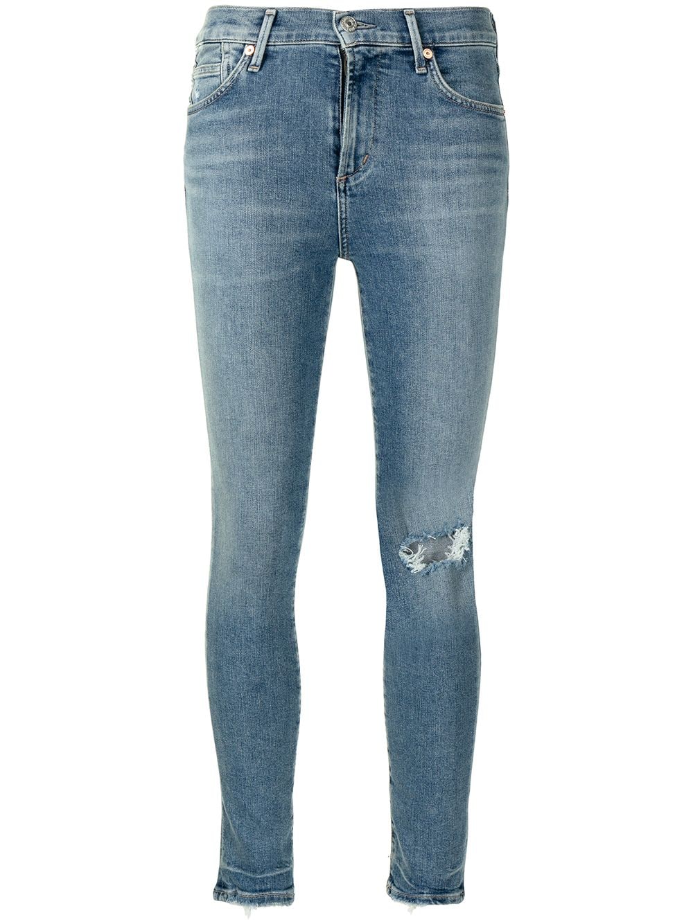 Citizens of Humanity cropped skinny cut jeans - Blue von Citizens of Humanity