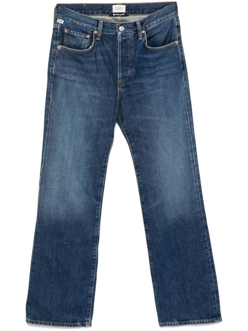 Citizens of Humanity mid-rise straight-leg jeans - Blue von Citizens of Humanity