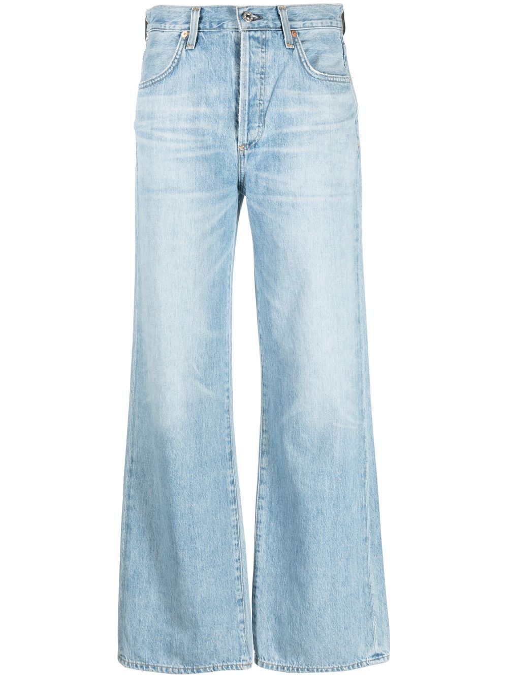 Citizens of Humanity wide-leg organic cotton jeans - Blue von Citizens of Humanity