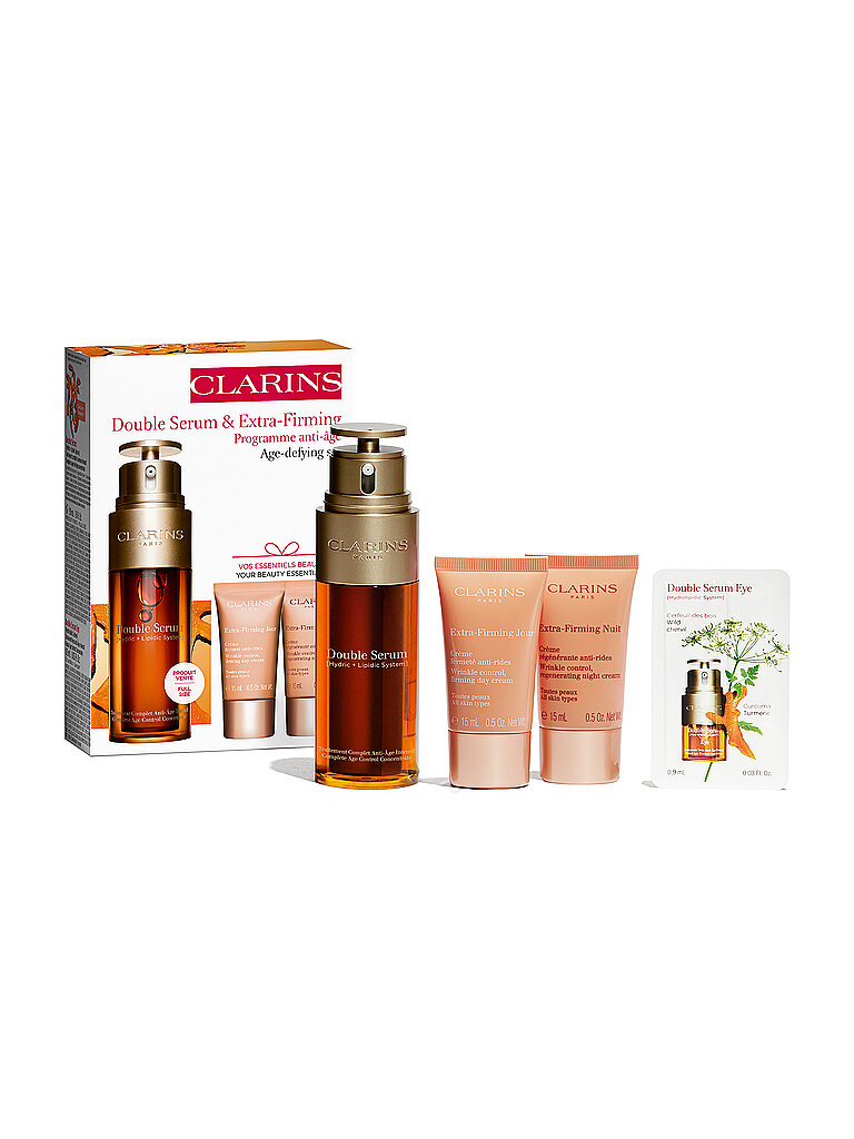 CLARINS Geschenkset - Double Serum & Extra-Firming Set 2x15ml / 50ml / 0,9ml von Clarins