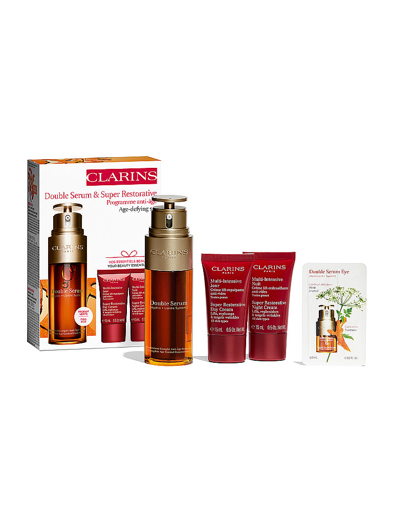 CLARINS Geschenkset - Double Serum & Multi-Intensive Set 2x15ml / 50ml / 0,9ml von Clarins