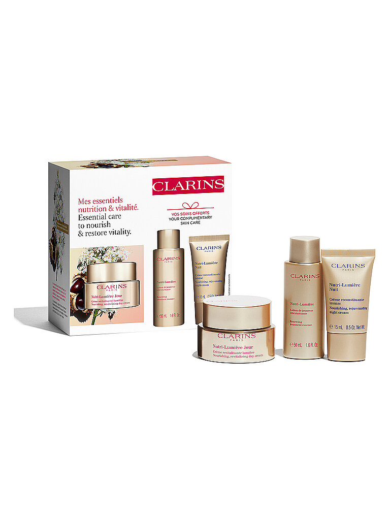 CLARINS Geschenkset - Nutri-Lumière Face Trio Set 50ml / 2x15ml von Clarins