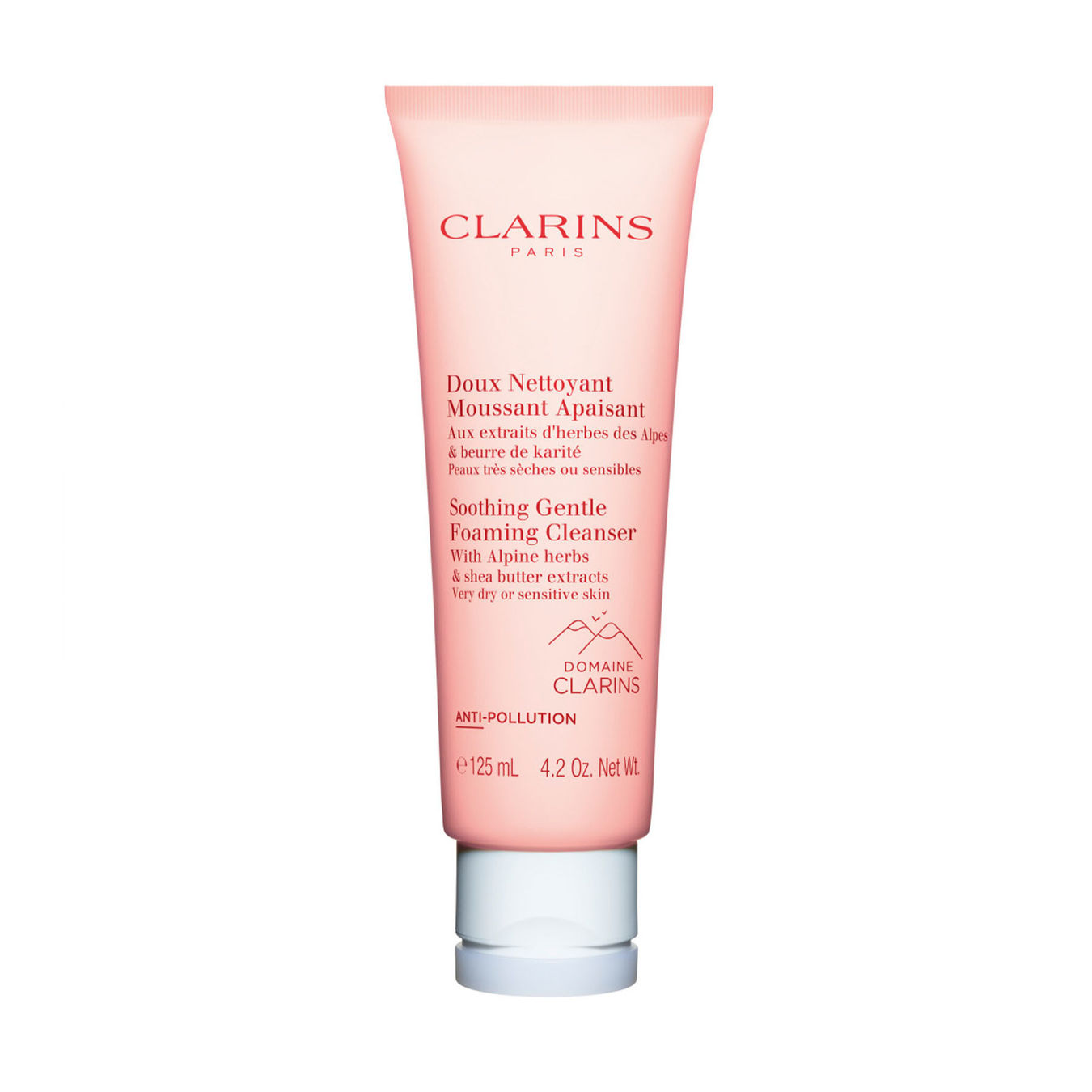 Clarins Doux Nettoyant Apaisant Aux extraits d'herbes des Alpes 125ml Damen Clarins Doux Nettoyant Apaisant Aux extraits d'herbes des Alpes 125ml Damen von Clarins