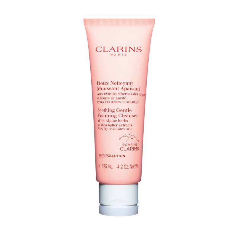 Clarins Doux Nettoyant Apaisant Aux extraits d'herbes des Alpes 125ml Damen von Clarins