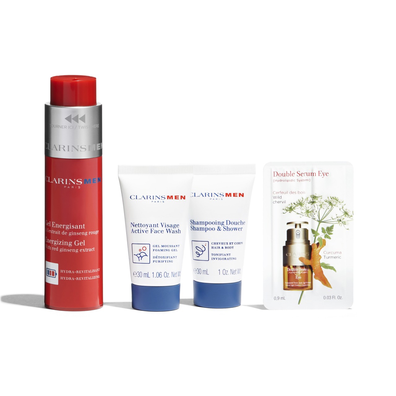 Clarins Men - Cleansing & energizing essentials von Clarins