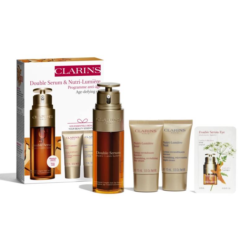 Clarins Skin - Double Serum & Nutri-Lumière Anti-Aging-Set von Clarins