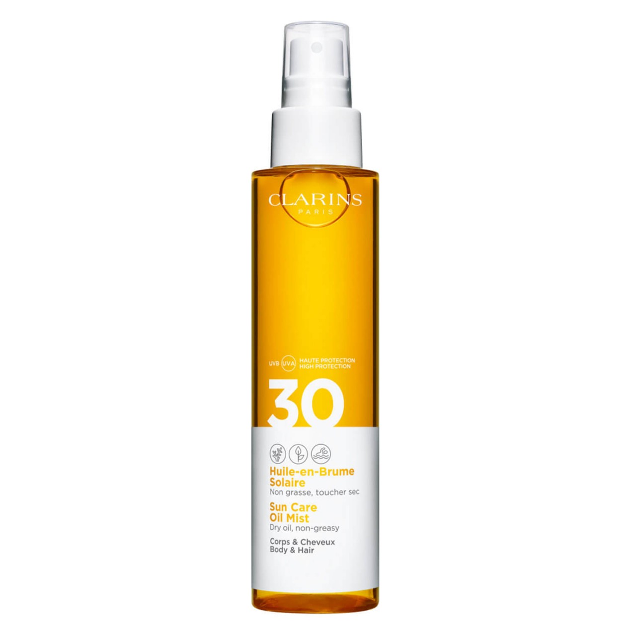 Clarins Sun - Huile-en-Brume Solaire Corps & Cheveux SPF30 von Clarins