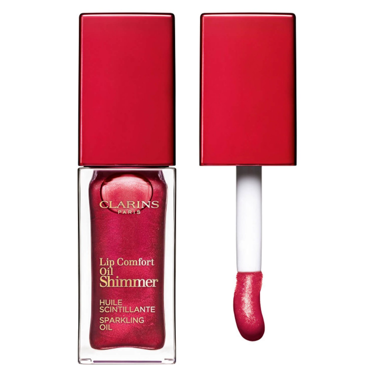 Lip Comfort Oil - Shimmer Burgundy Wine 08 von Clarins