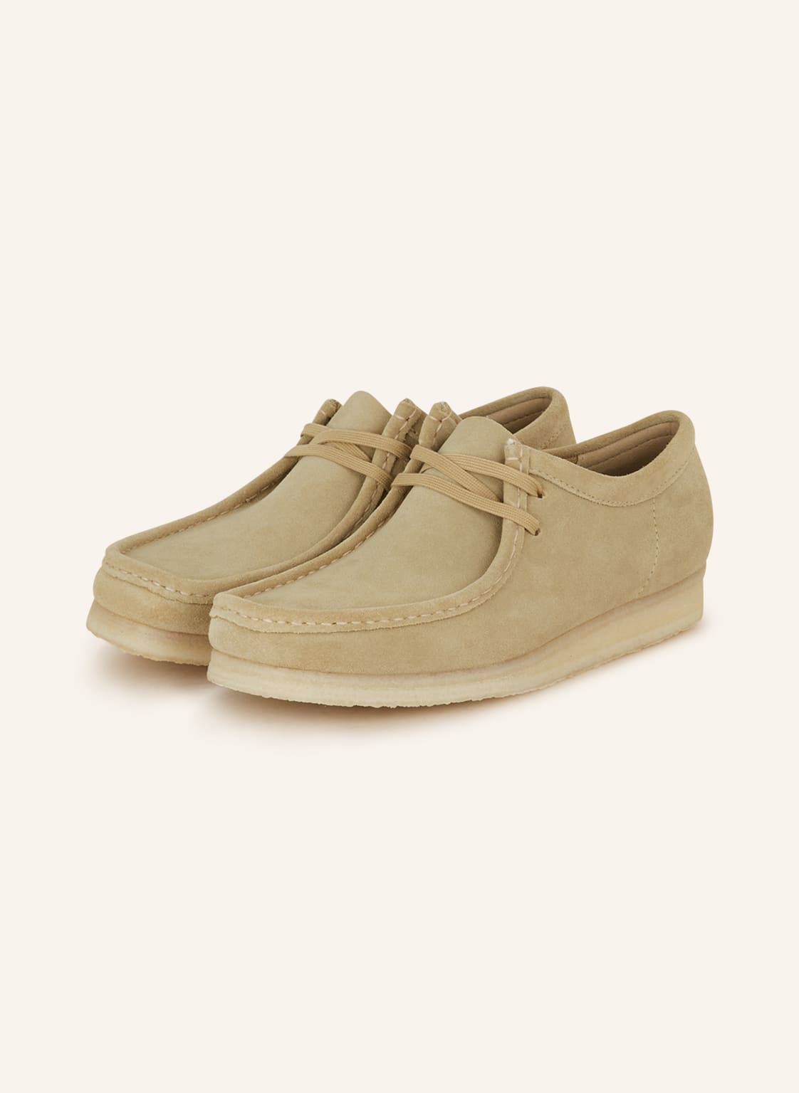 Clarks Originals Desert-Boots Wallabee beige von Clarks Originals