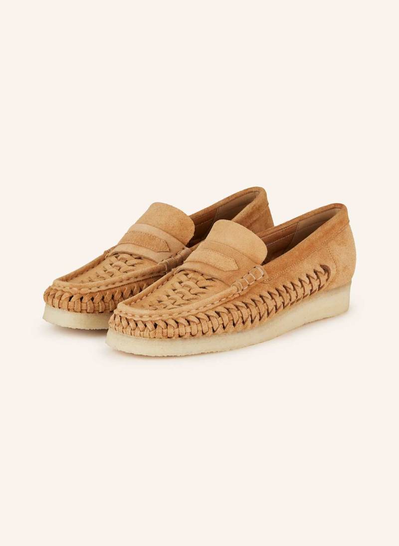 Clarks Originals Penny-Loafer braun von Clarks Originals