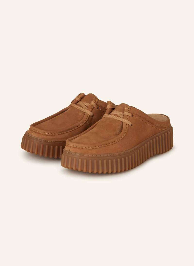 Clarks Originals Plateau-Pantoletten Torhill braun von Clarks Originals