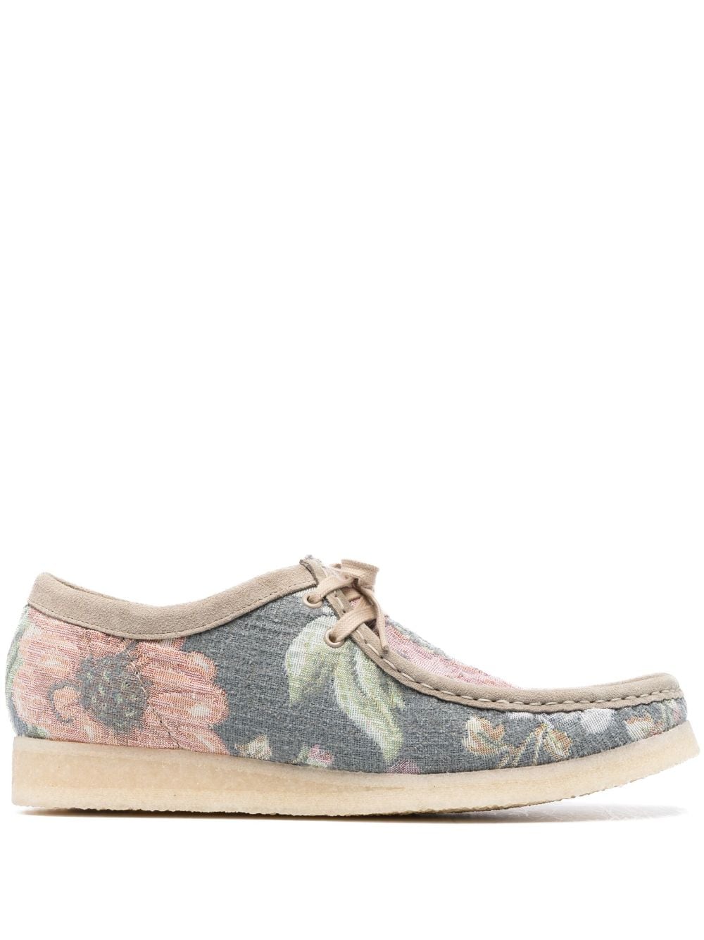 Clarks Originals floral-print derby shoes - Blue von Clarks Originals