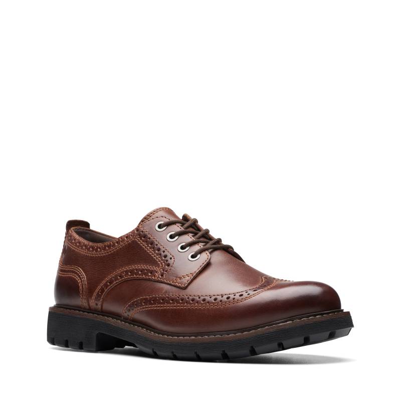 Clarks Budapester »Batcombe Far«, Brogue, Schnürschuh, Business Schuh mit Flügelkappe von Clarks