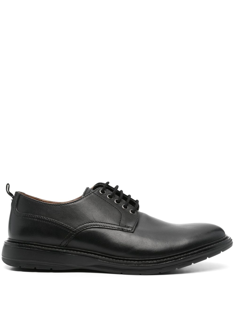 Clarks Chantry Walk leather derby shoes - Black von Clarks