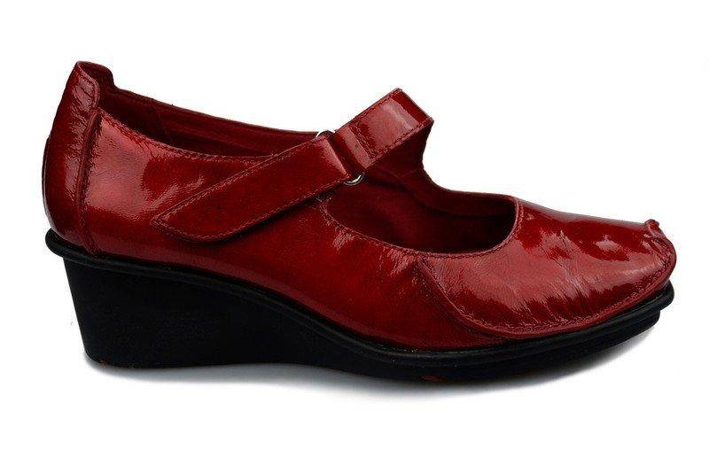 Finnis Blaze - Leder Pump Damen Rot 39 von Clarks