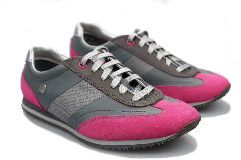 Jewel Lace - Leder Sneaker Damen Rosa 41 von Clarks