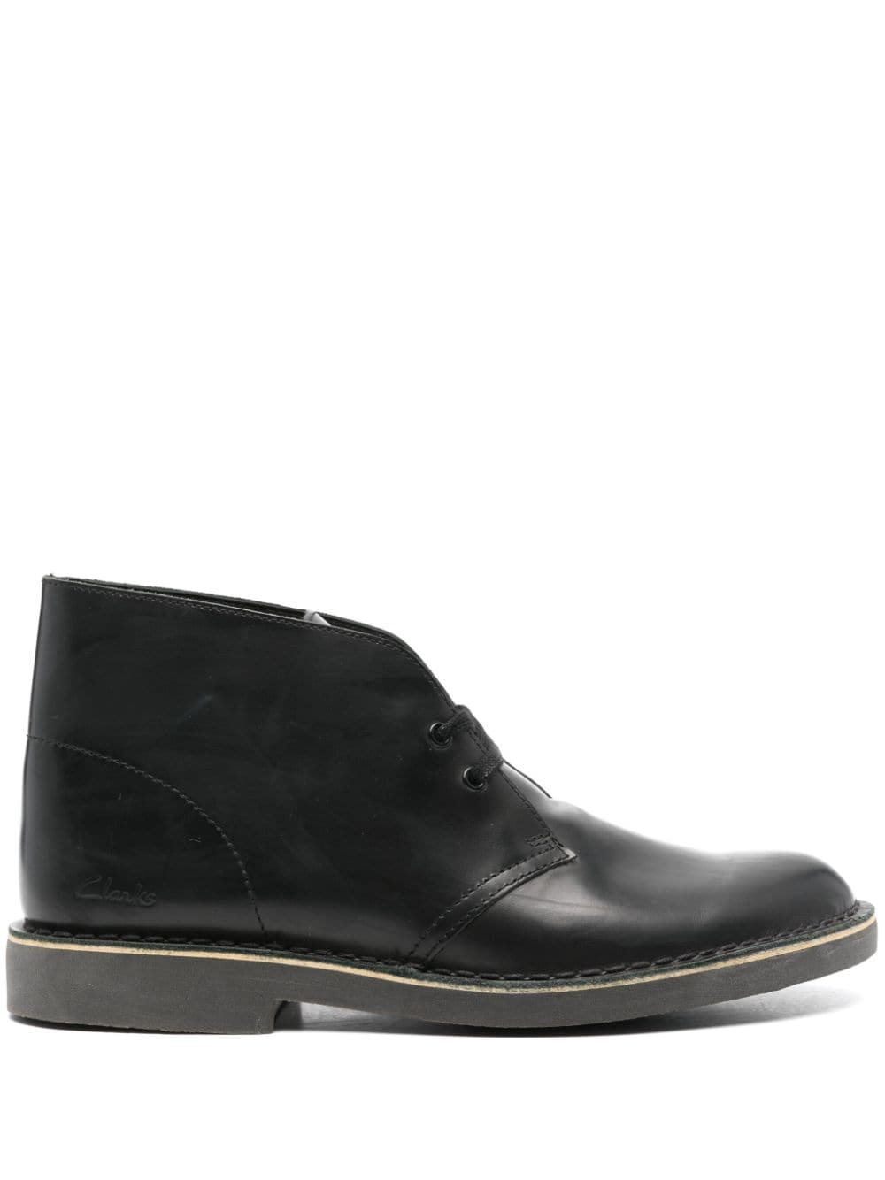 Clarks Desert 2 leather boots - Black von Clarks