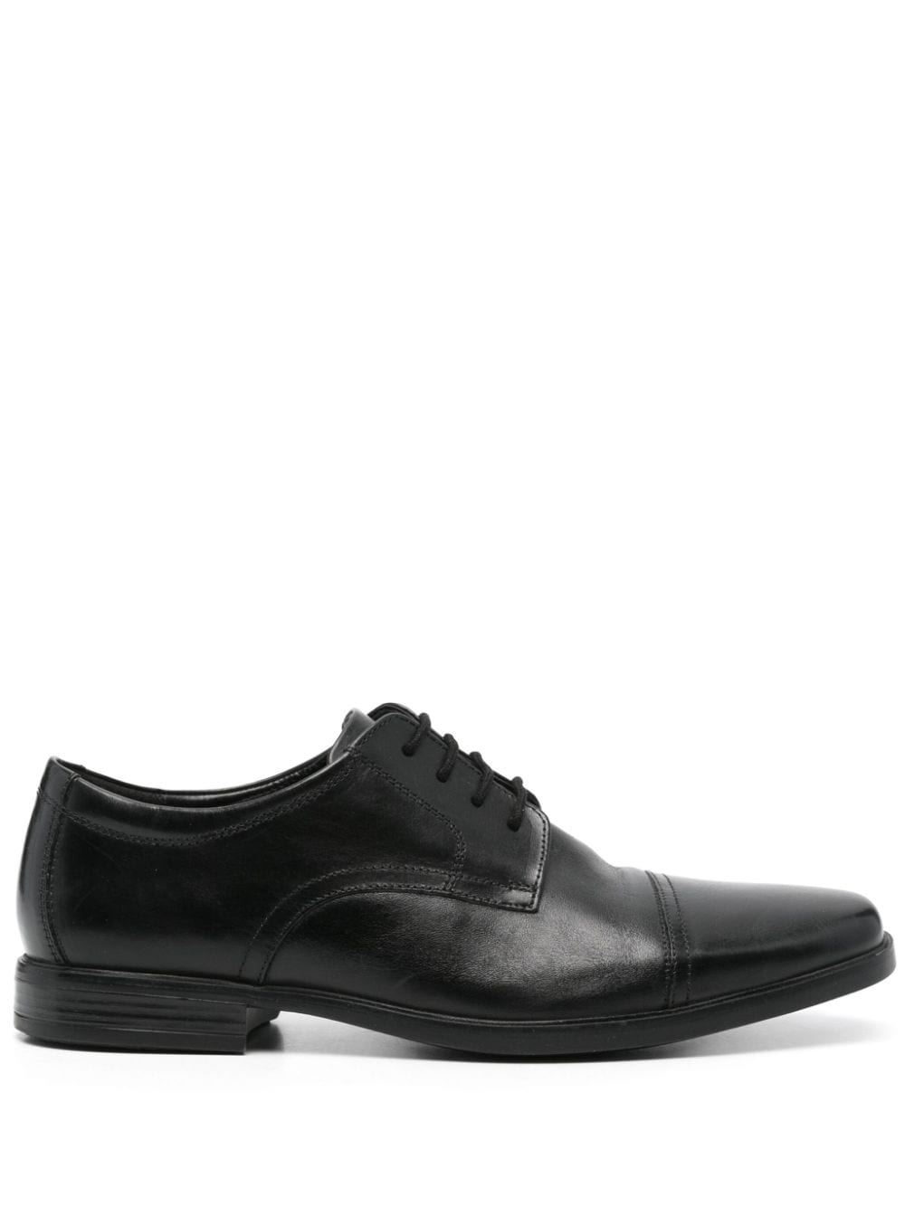 Clarks Howard Cap leather shoes - Black von Clarks