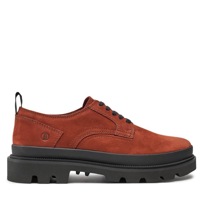 Halbschuhe Clarks Badell Lace 26178239 Orange von Clarks