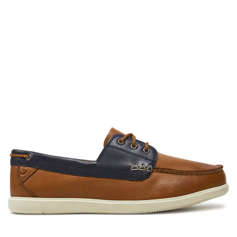 Halbschuhe Clarks Bratton Boat 26176097 Braun von Clarks