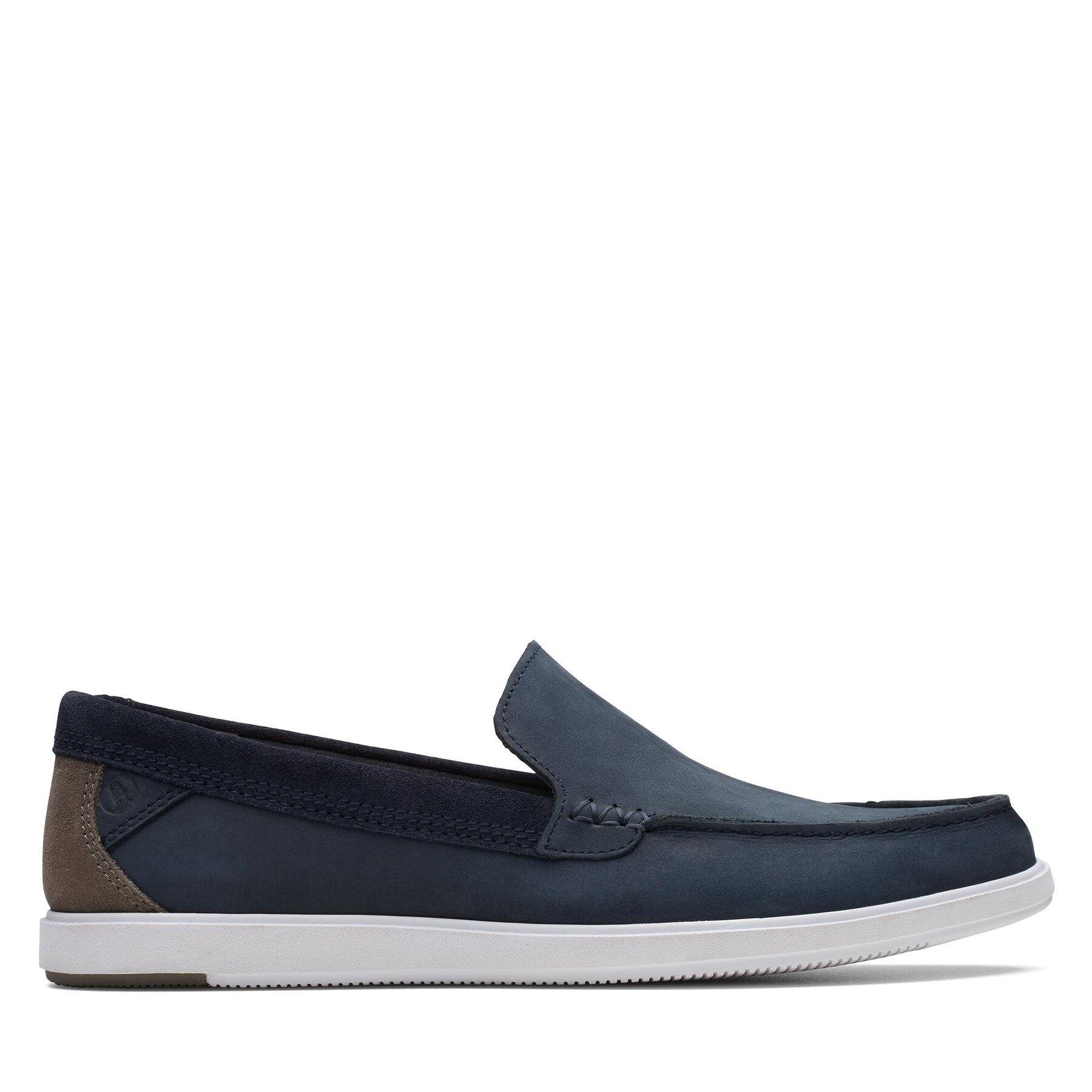 Halbschuhe Clarks Bratton Loafer 26172448 Dunkelblau von Clarks